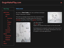 Tablet Screenshot of gogomakeplay.com